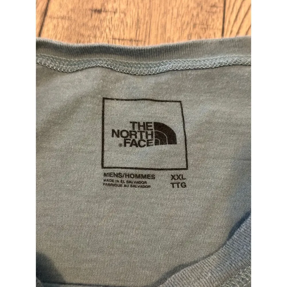 The North Face Green Pocket T-Shirt Men's Size XXL Short Sleeve Casual Tee Shirt